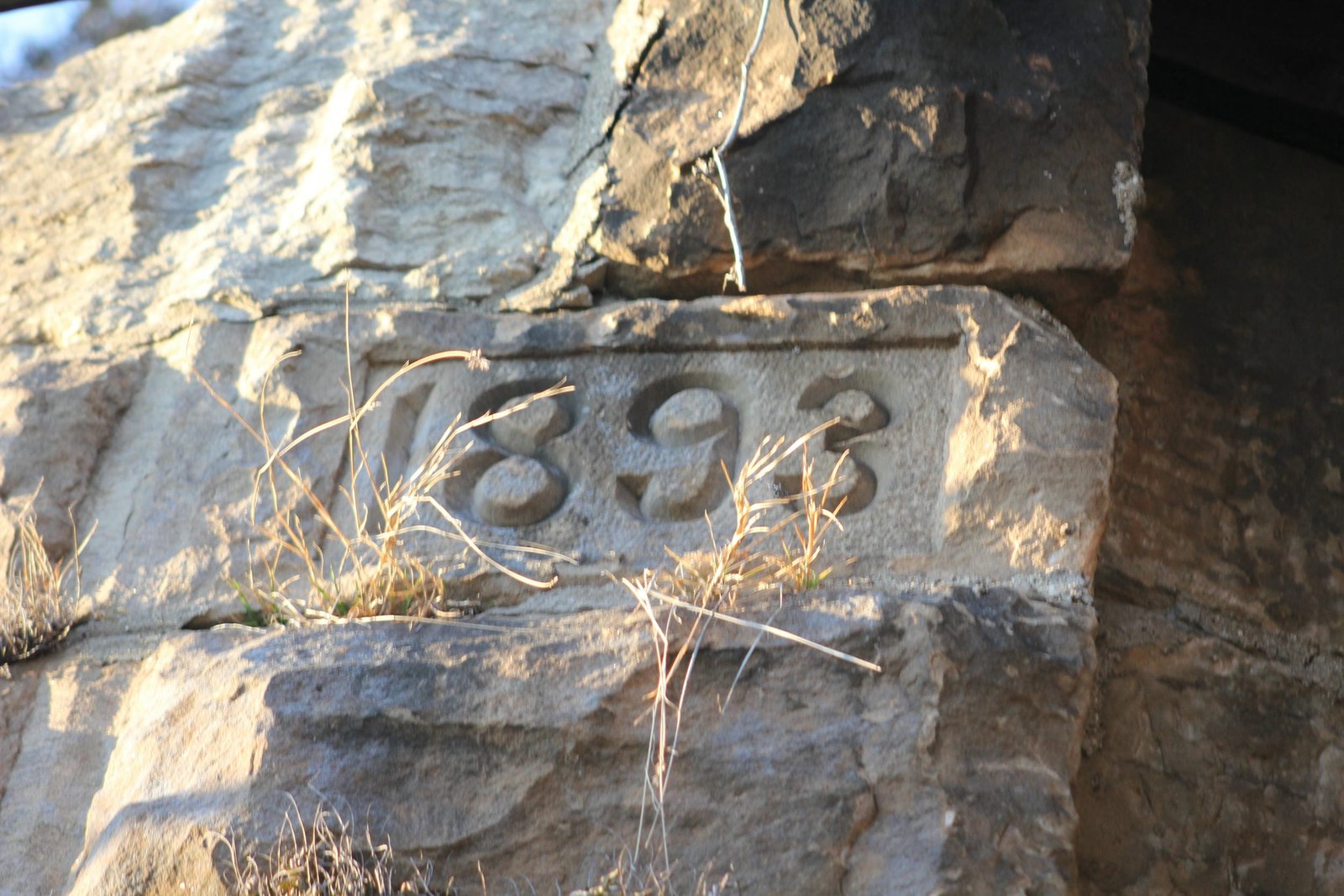 Date stone, west track